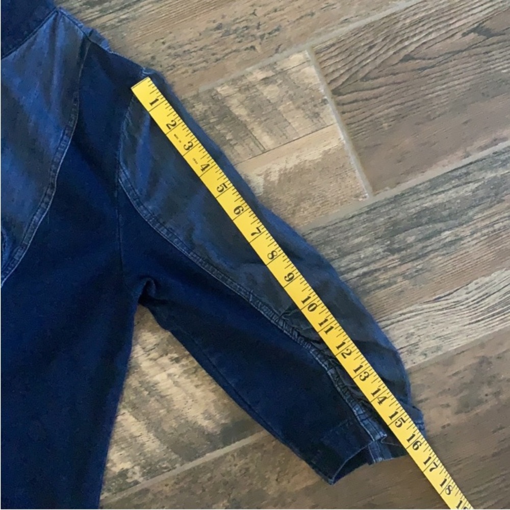 XCVI Denim Blue Women's Shacket - Picture 10 of 14